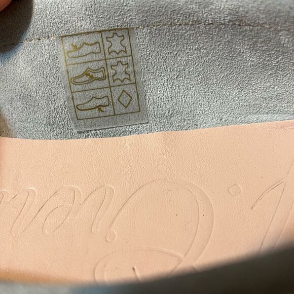 J.Crew Soft unlined suede Moccasin driving loafers in Powder Blue Size 8 - Picture 7 of 10